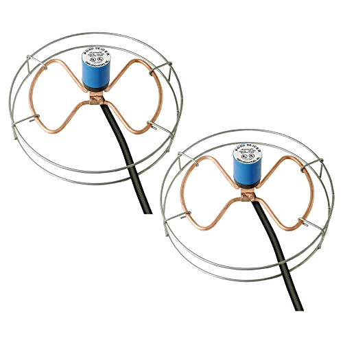 Farm Innovators 2 Pack Submergible Tank De-Icer, 1000W Water Deicer- Ice-N-Easy Design with Protective Cage for Plastic or Metal Livestock Water Stock Tank - color: 1500 Watt, size: 2 Pack