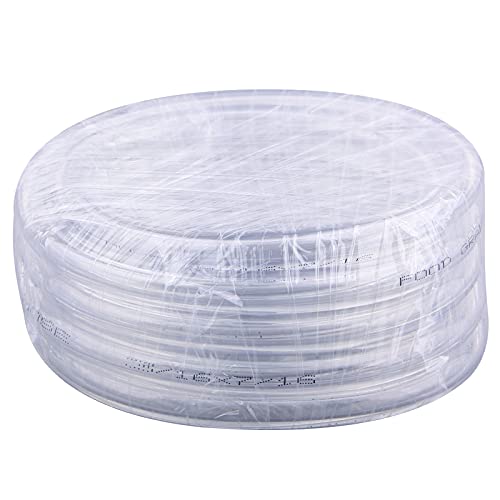 DERNORD PVC Tubing 3/16"ID X 7/16"OD Flexible Clear Vinyl Hose 10 Feet for Food Grade - size: 10 Feet, style: 3/16"ID X 7/16"OD