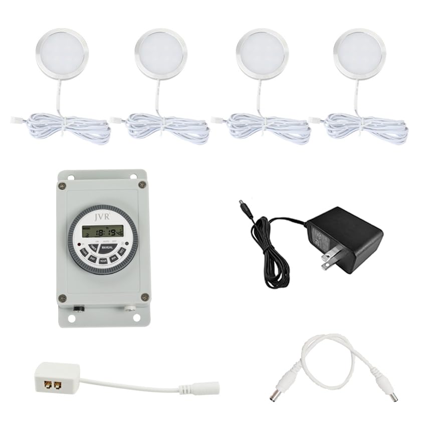 JVR Chicken Coop Light with Timer to Boost Egg Production | Automatic smart LED laylight perfectly times your coop lighting to keep hens laying eggs all winter long