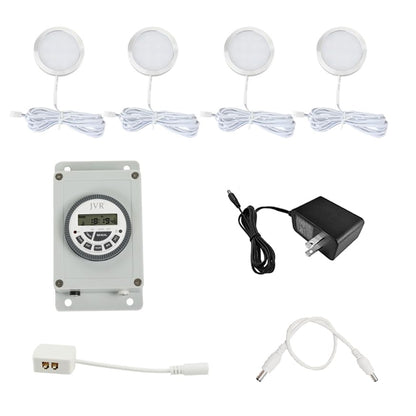 JVR Chicken Coop Light with Timer to Boost Egg Production | Automatic smart LED laylight perfectly times your coop lighting to keep hens laying eggs all winter long