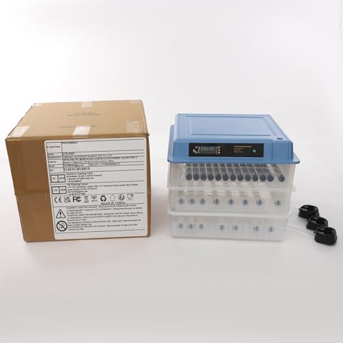 LOYALHEARTDY Incubators for Hatching 192 Eggs, Incubator with Humidity Display, Egg Candler, Automatic Egg Turner, for Hatching Chickens Duck Goose Pigeon