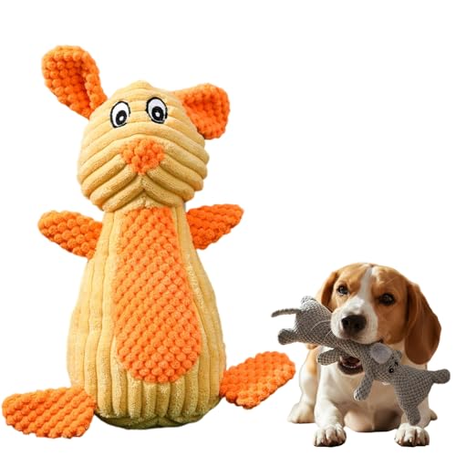 Plush Dog Chew Toys,2026 New Squeaky Dog Toy for Aggressive Chewers, Indestructible Dog Toy for Small Medium Large Dogs to Keep Them Busy Puppy Teething Toy (A-Rabbit) - color: A-Rabbit