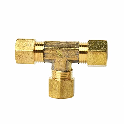 Replacement #64 5/16 Inch Lead-Free Brass Compression Tee for PrimeX 81006