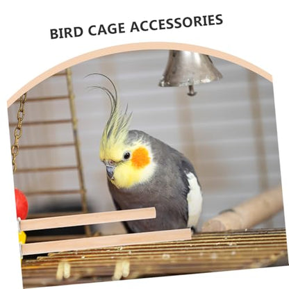 4pcs Natural Parrot Perch Comfortable Bird Perches for Parrots and Cockatiels Includes Easy Maintenance and Aesthetic Design for Bird Cages