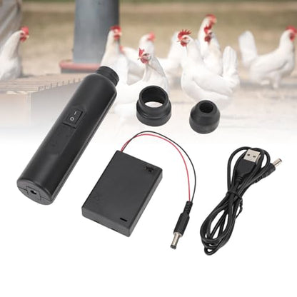 Drfeify Efficient Cool LED Light Candling Lamp for Checking Egg Conditions USB Chargeable