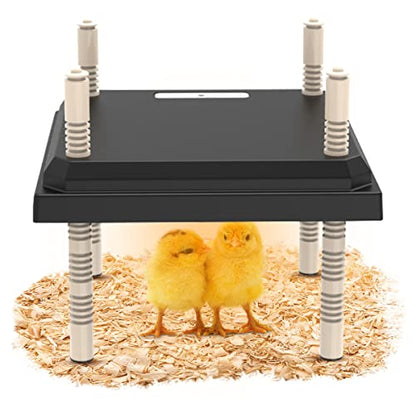 Chick Brooder, Chick Brooder Heating Plate, Heating Lamp, Height Adjustable, Temperature Adjustable, Suitable for 15 Chicks