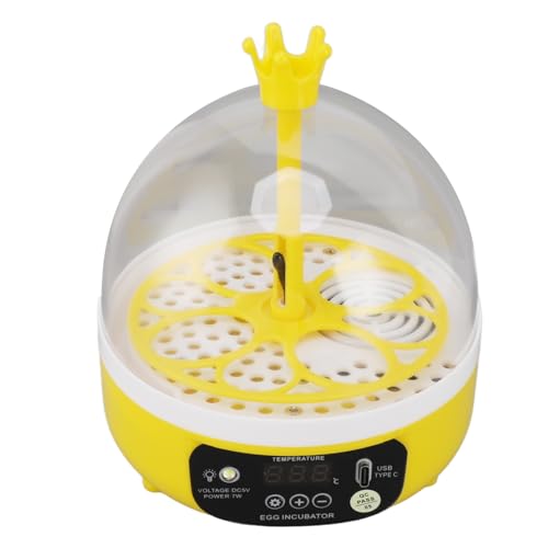 4 Eggs Mini Automatic Incubator, 7W Temperature Humidity Control Poultry Incubator Household Egg Turner for Chicken Duck or Other Eggs - size: Auto Turning