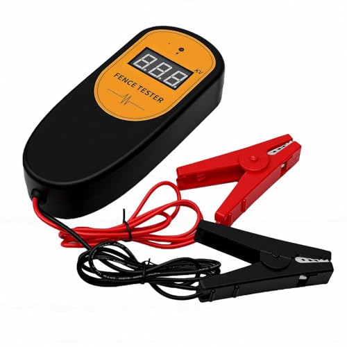 Karlak Electric Fence Voltage Tester 13KV High Voltage Detector with Large Screen Display for Farm Ranch Use