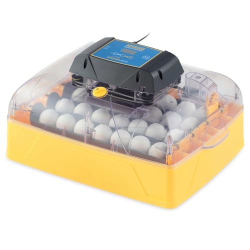Brinsea Ovation 28 Eco Egg Incubator with Automatic Egg Turning Control, Digital Display, and Internal/External Temperature Alarms for Hatching 28 Chicken, Duck, Other Bird Eggs