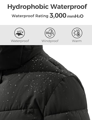 wantdo Women's Long Hooded Winter Coat Warm Quilted Puffer Jacket(Available in Plus Size) - color: Dark Grey, size: Small
