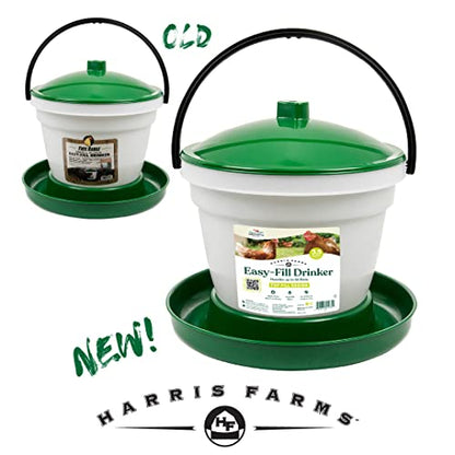 Harris Farms Poultry Drinker|Made of BPA-free Plastic|3.5 Gallon - size: 3.5 gallon