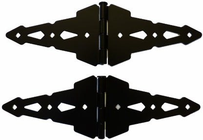 Wood Fence Hinge/Latch Gate Kit Hardware - Single Gate Kit (Wood Gate Hinges and Latch)