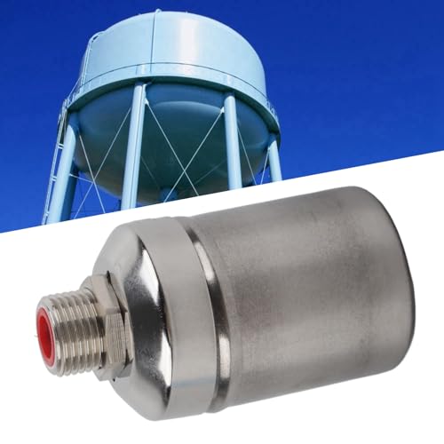 Float Valve, 1/2 Inch Floating Ball Valve Stainless Steel Automatic Water Level Control Water Trough Valve for Water Sink Water Tower