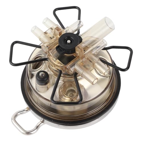350cc Farm Milking Claw Collector Tool, Milking Machine Accessories Replacement for Cow Sheep, High Quality PC Material with Closed Valve and Straight Buckle, Durable Milk Collecto