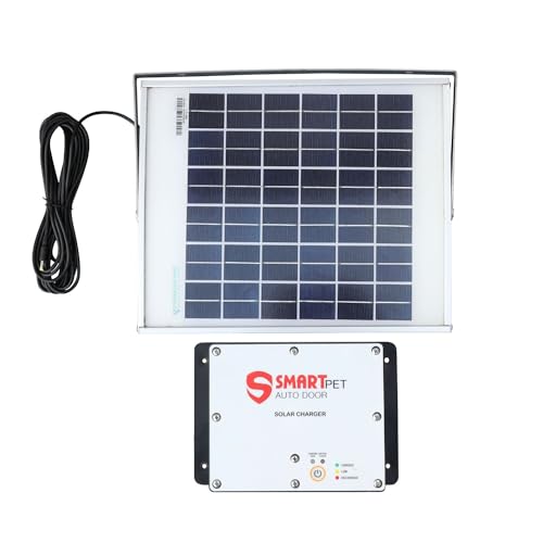 Solar Automatic Chicken Coop Door with Timer, Safety Sensor, Aluminum & Polycarbonate Frame, Black, For Chickens, Farmers & DIY Enthusiasts
