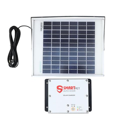 Solar Automatic Chicken Coop Door with Timer, Safety Sensor, Aluminum & Polycarbonate Frame, Black, For Chickens, Farmers & DIY Enthusiasts