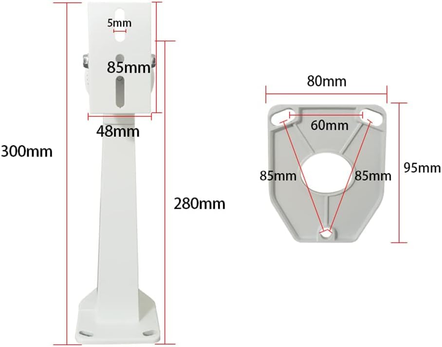 11.8"/30cm CCTV Security Camera Wall Mount Bracket, Universal Indoor Outdoor Wall Mount CCTV Security Camera Housing Mounting Bracket for CCTV Surveillance Camera - size: Aluminum Alloy Camera Wall Mount