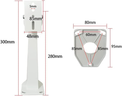 11.8"/30cm CCTV Security Camera Wall Mount Bracket, Universal Indoor Outdoor Wall Mount CCTV Security Camera Housing Mounting Bracket for CCTV Surveillance Camera - size: Aluminum Alloy Camera Wall Mount
