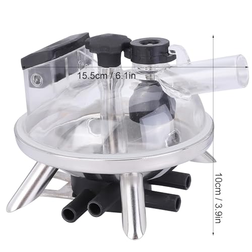Milking Claw, 240cc Farm Cow Sheep Milking Claw Milk Collector Tool Milking Machine Accessories with Stainless Steel Base