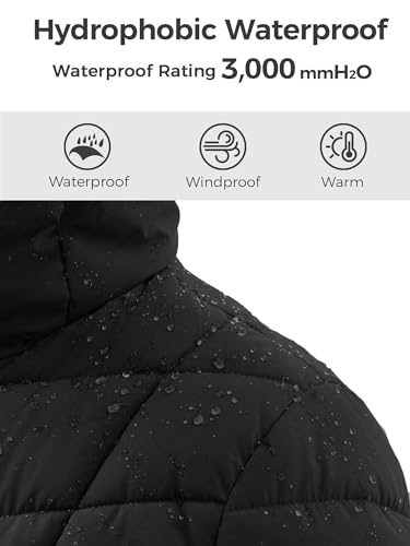 wantdo Women's Puffer Jacket Warm Padded Winter Coat Long Quilted Jacket (Available in Plus Size) - color: Dark Grey, size: Medium