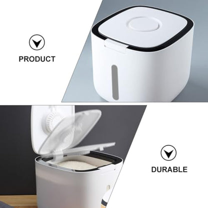 Zerodeko Large-capacity Sealed Grain Storage Bucket for Rice and Flour with Strong Sealing Effect, Sturdy Abs and Pp Material, Multi-functional Kitchen Storage Container for Home Use