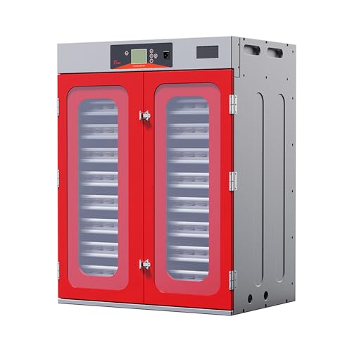 KEIKI 1000-Egg Commercial Cabinet Incubator, Egg Poultry Incubator with Auto Temperature, Humidity, and Egg Turning Control for Chicken, Duck, Goose & Quail Eggs