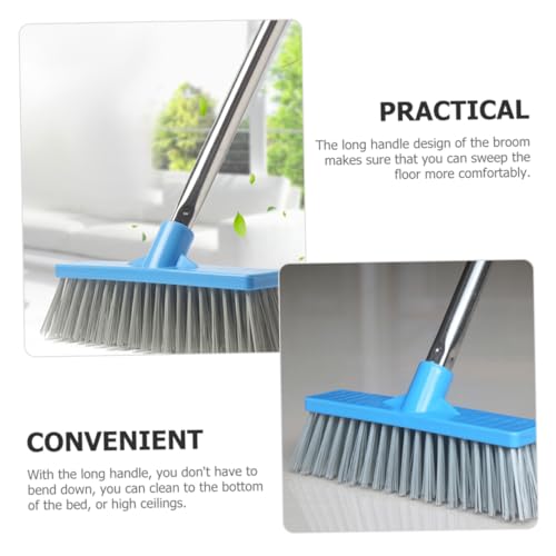 Long Handle Stiff Bristle Floor Scrub Brush Multi-Purpose Kitchen Garage Deck Brush