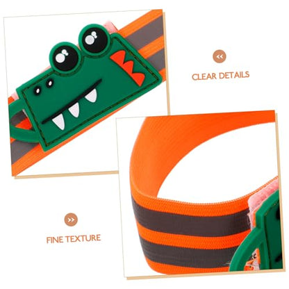 YARNOW Reflective Wrist Strap Trouser Leg Belt Elastic Band Reflective Belt Elastic Boot Bands Camping Pant Leg - color: Orange
