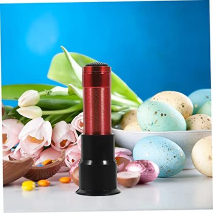 2pcs Professional Egg Candling Lamp Incubator Candling Lamp Flash Light Fertile Quail Eggs Incubator Farm Supply - color: Red
