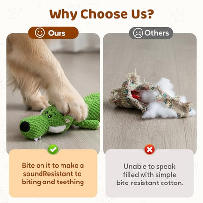 Plush Dog Chew Toys,2026 New Squeaky Dog Toy for Aggressive Chewers, Indestructible Dog Toy for Small Medium Large Dogs to Keep Them Busy Puppy Teething Toy (A-Rabbit) - color: A-Rabbit