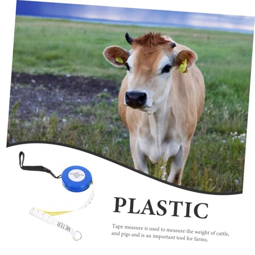 Animal Weight Tape Measure 2.5m Blue Livestock Girth Measuring Tape for Cattle Pigs Goats Veterinary Farm Use Style