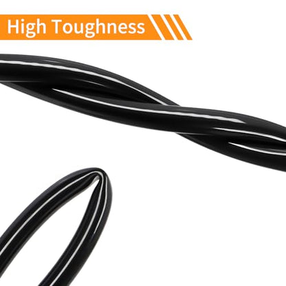 Silicone Tubes,9.84Ft 1/8" ID×13/64" OD (3mm×5mm) Black Food Grade Silicone tubing,For Food Grade Soft Milk Beer Drink,Home Brewing Wine making, Engine,Fish Tank Air Pump - color: Black, size: 3mm×5mm