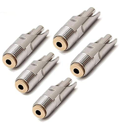 Stainless Steel Pig Waterer,NPT 1/2" Automatic Pig Nipple Drinker Feeder Waterer (5 pcs)