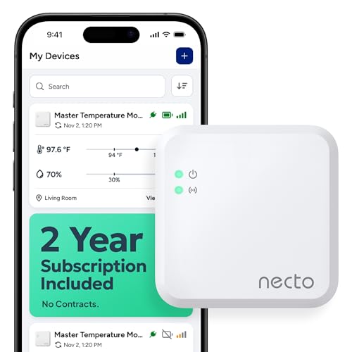 Cellular Temperature Monitor - Remote Power Failure Alarm & Humidity Sensor with Unlimited Alerts. Temp Monitoring System for RV Pet Safety, Vacation Home, Server Room. No Fees or WiFi Required