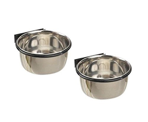 Pro Select Classic Stainless Steel Bolt On Coop Cup Bowls for Dogs - Five Sizes to Choose (26 Ounces) - size: 26 Ounces