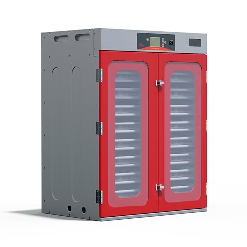 KEIKI 1000-Egg Commercial Cabinet Incubator, Egg Poultry Incubator with Auto Temperature, Humidity, and Egg Turning Control for Chicken, Duck, Goose & Quail Eggs