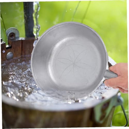 Aluminum Water Scoop Ladle Short Handle Deep Retro Water Spoon for Livestock Feeding and Kitchen Use Home Supply Cooking Utensil Style