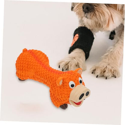 Puppy Chewing Toy Interactive Pig-Shaped Teething Plaything for Dogs and Pet Biting Toy for Breeds Promotes Health and Reduces Furniture Damage