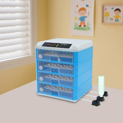 Fully Automatic Incubators for Hatching Eggs,Egg Incubator with Auto Egg Turning and Auto Humidification, Temperature Control for Chicken Duck Quail Eggs (200-240eggs)