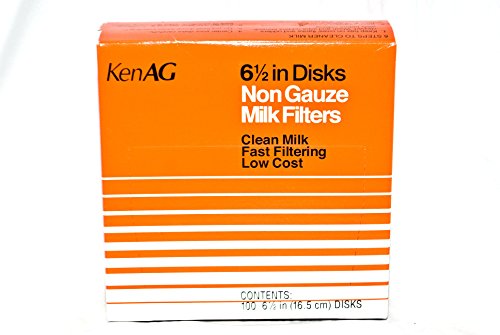 6-1/2" Milk Filter Disks Non-Gauze 100pk, D110 (36)