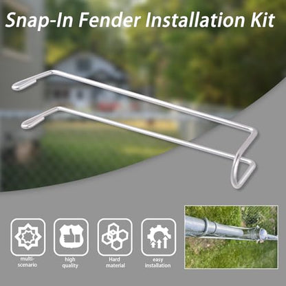 Over Throw Wire Arm Top Gate Latch Chain Link - Double Driveway Drive Chainlink,Wire Arm Throw Over Latch Link Fit for Residential gate Frames Constructed of Either 1-1/8" OD or 1-3/8" OD Tube
