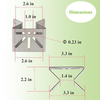 Exterior Outside Wall Corner Mount Compatible with Eufy S340/S330/E30 | Solid Weatherproof Mounting Bracket 270° Wider View Angle for CCTV Security Camera PTZ Dome Outdoor AP CPE