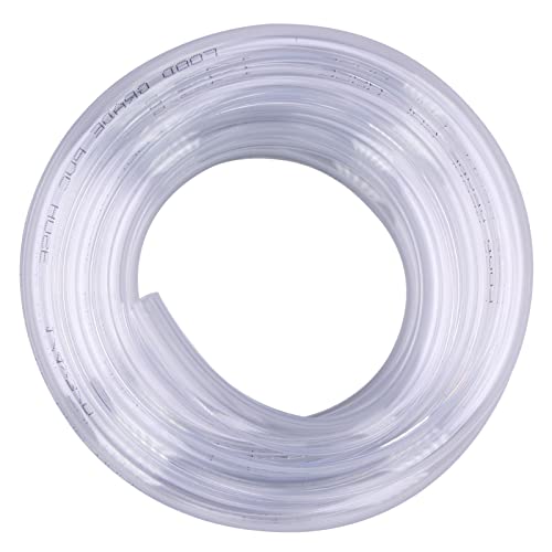 Clear Vinyl PVC Tubing 1/4" ID X 3/8" OD Plastic Flexible Food Grade Hose 10 Feet - size: 1/4" 3/8", style: 10 Feet