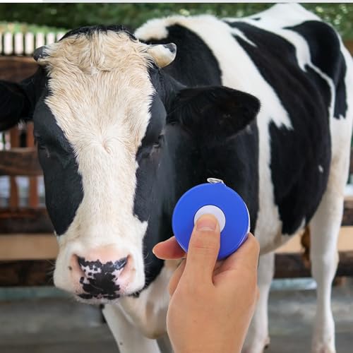 Animal Weight Tape Measure for Pigs and Cattle, 250cm X 14.5mm Sturdy Livestock Measuring Tape for Farm Use and Weight Estimation Style
