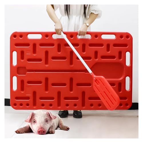 JYHHCYS Livestock Sorting Panel with Sorting Paddle, Animal Guide Board for Livestock Management, Portable Hog Panels for Pig Cattle Cow Sheep Goat, Easy to Carry(97x76cm) - size: 97x76cm