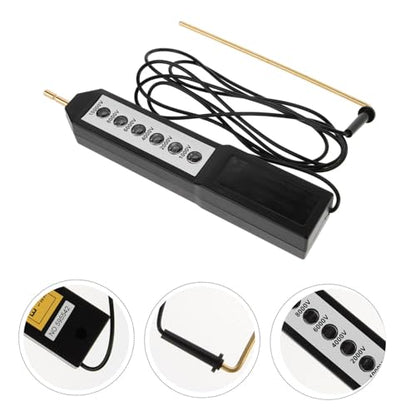 jojofuny Fence Voltage Tester USB Digital Volt for Farming Ranch Electric Fence Equipment