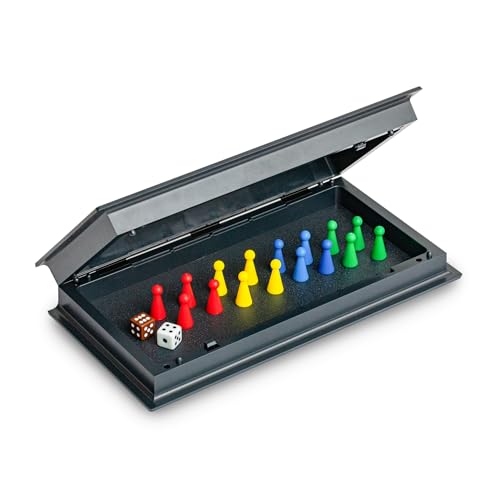 Ludo Magnetic Folding Travel Board Game Set - 9.75 Inches