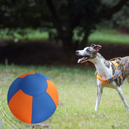 Dog Ball, Interactive Pet Toy, Teeth Grinding Trainer, Inflatable Fetch Design, 17.72x17.72 inches, Self-Entertainment Play, Perfect for Horses, Walking, Family, Farm Use, Sheep