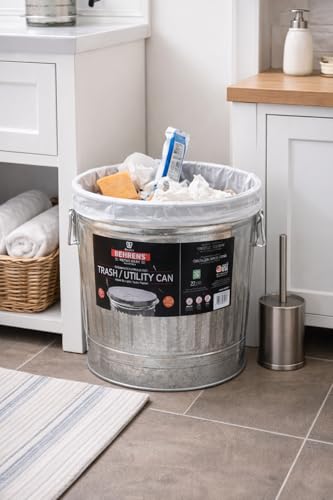 Behrens 6 Gallon Galanized Trash Can - size: 6-Gallon