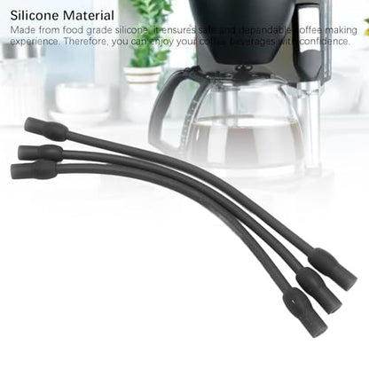 Milk Tube Hose,Coffee Machine Milk Frother Hose Set Food Grade Silicone Replacement for Fully Automatic Coffee Machine (B) - size: B